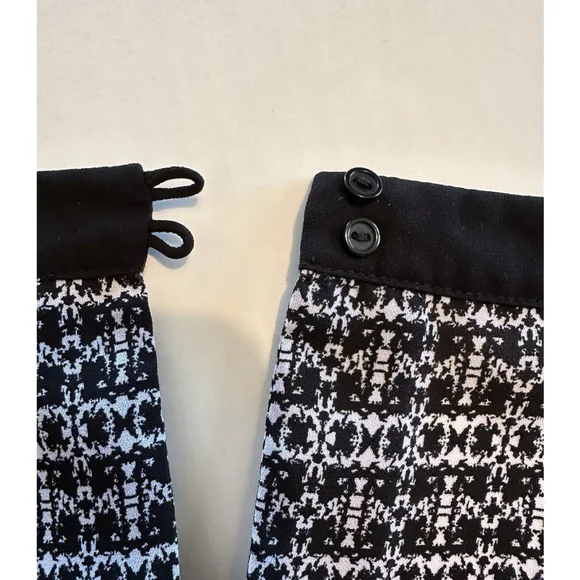 Violet & Claire Career Blouse Womens XL Blue & White 3/4 Sleeves Summer Top - Picture 17 of 17